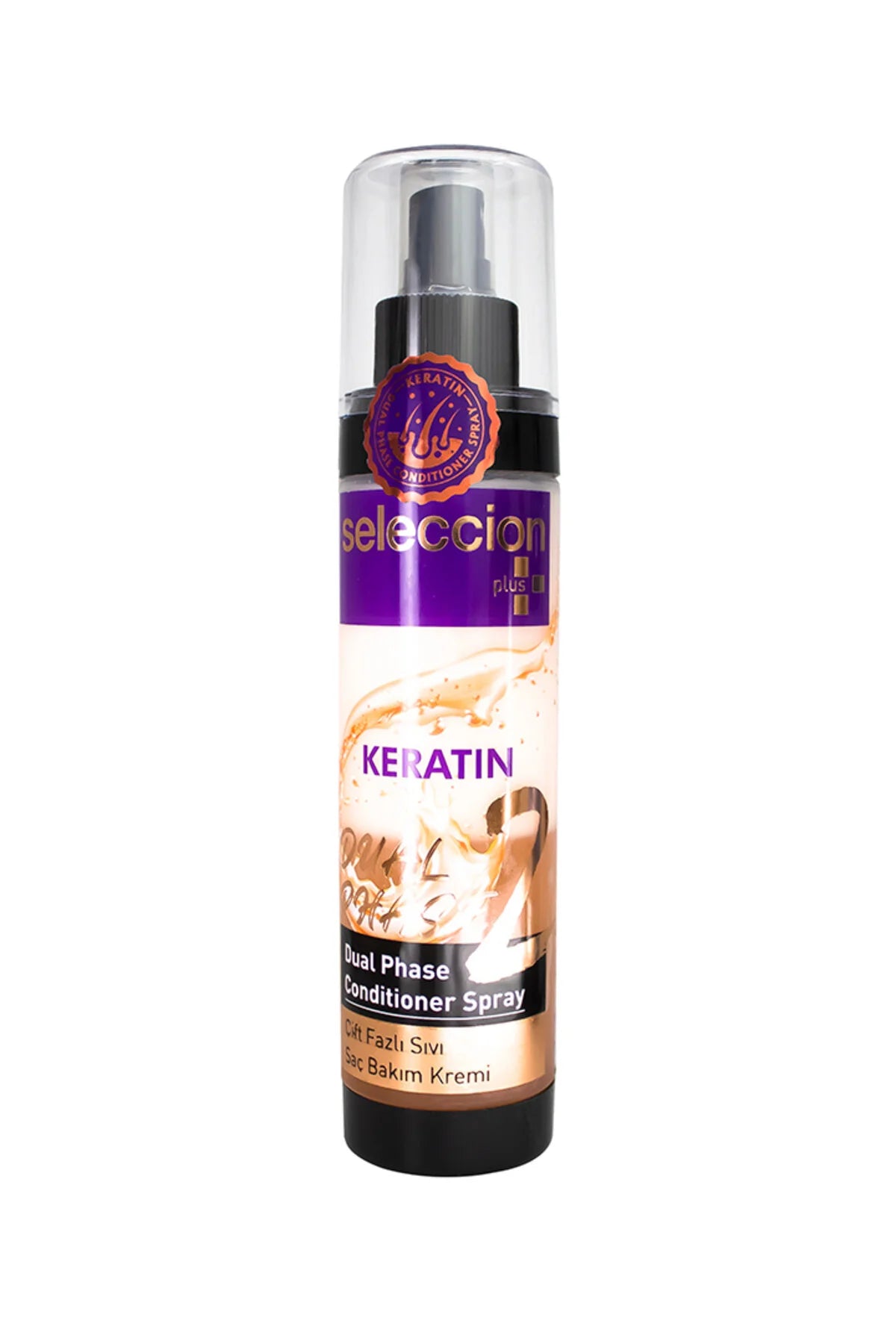 Çift Fazlı Sıvı Saç Kremi 150Ml Keratin