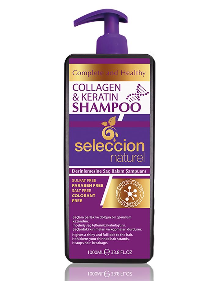 Seleccion Naturel 1000Ml Collagen & Keratin Shampoo