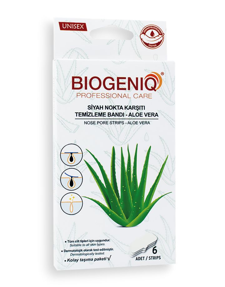 Biogeniq Beauty Siyah Nokta Burun Bandi Aloe Vera
