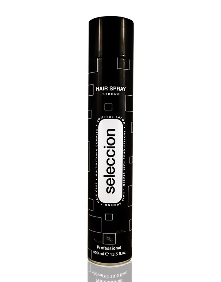 Seleccion Plus Hair Spray 400Ml Strong Siyah