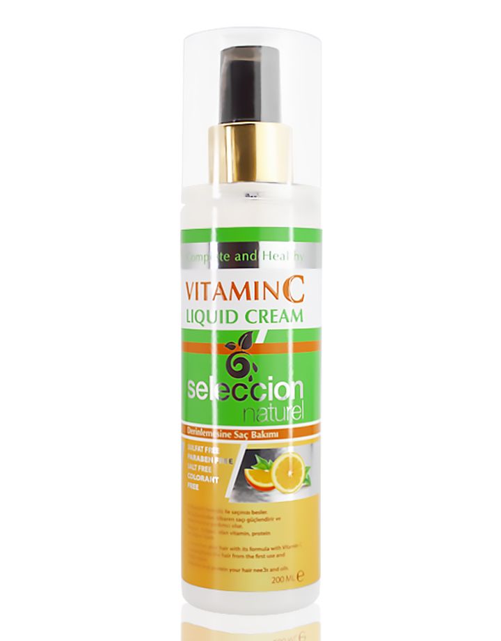 Seleccion Naturel 200Ml Vitamin C Liquid Cream Derinlemesine Sivi Saç Kremi