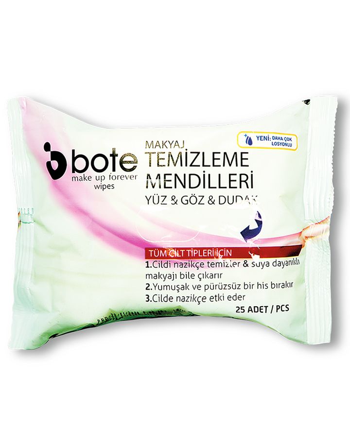 Bote Makyaj Temizleme Mendili