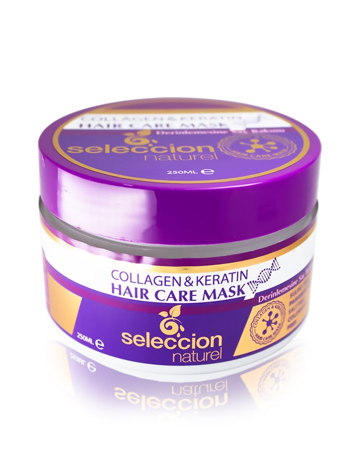Seleccion Naturel 250Ml Collagen & Keratin Hair Care Mask Derinlemesine Saç Bakim Maskesi