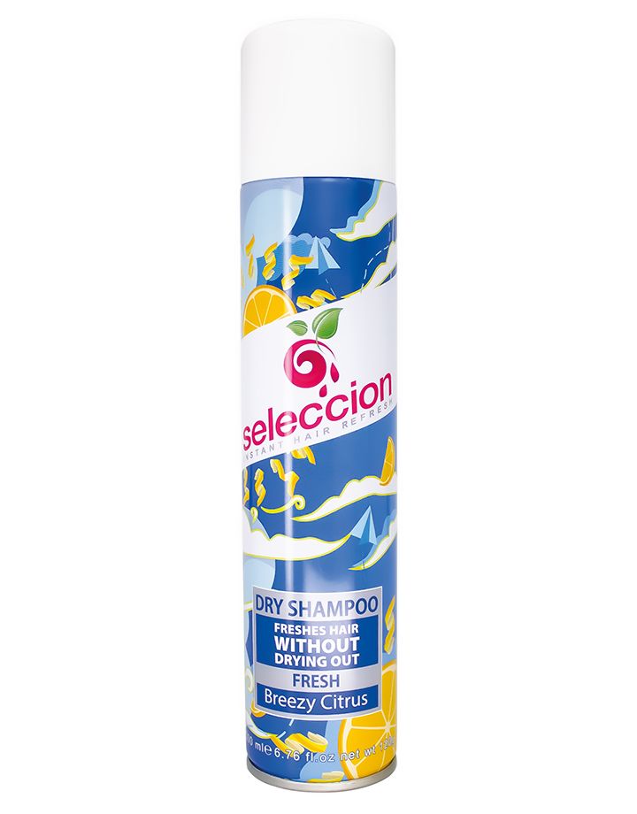 Seleccion Dry Shampoo Fresh Breezy Citrus 200Ml