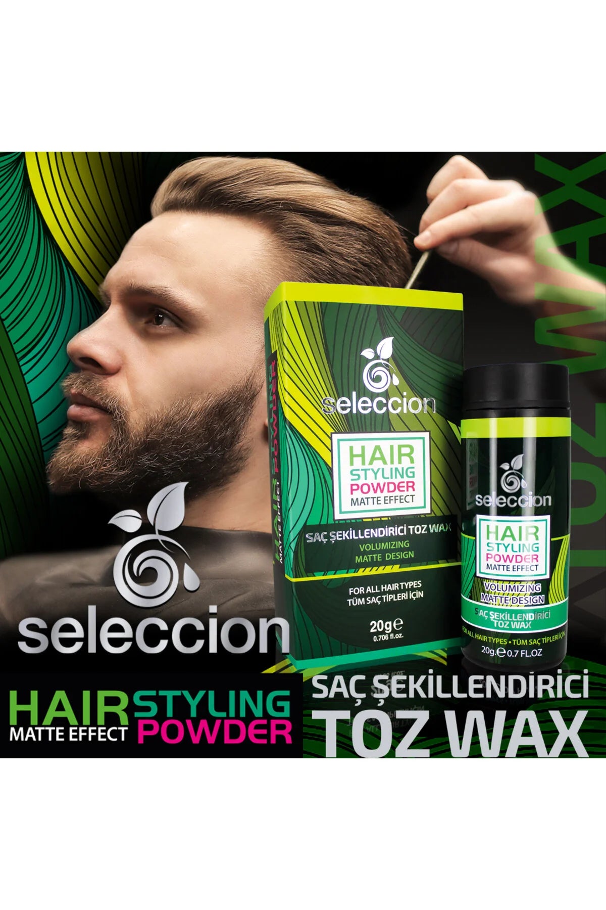 Saç Şekillendirici Toz Wax 20 Gr
