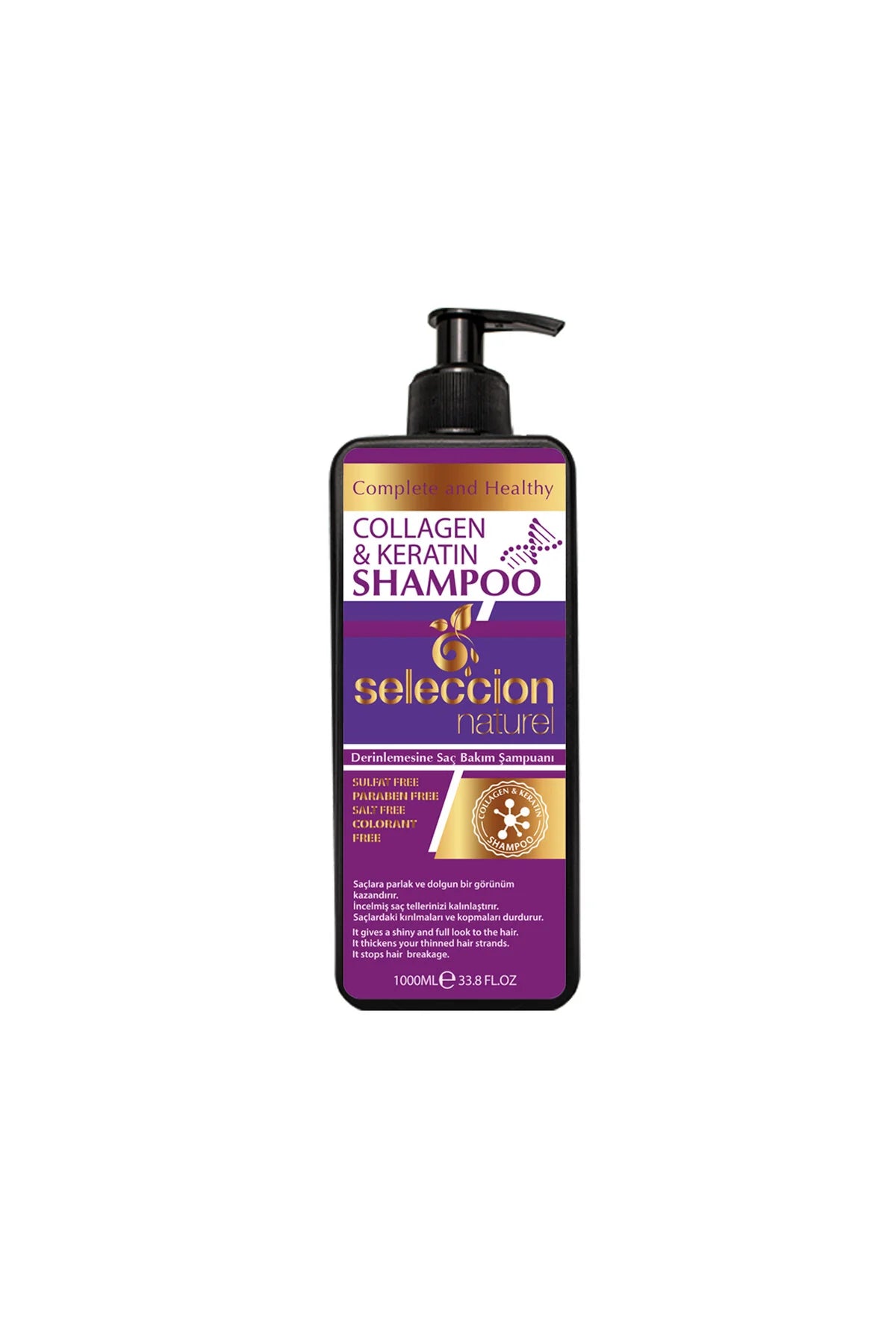 Şampuan 1000Ml Kolajen & Keratin