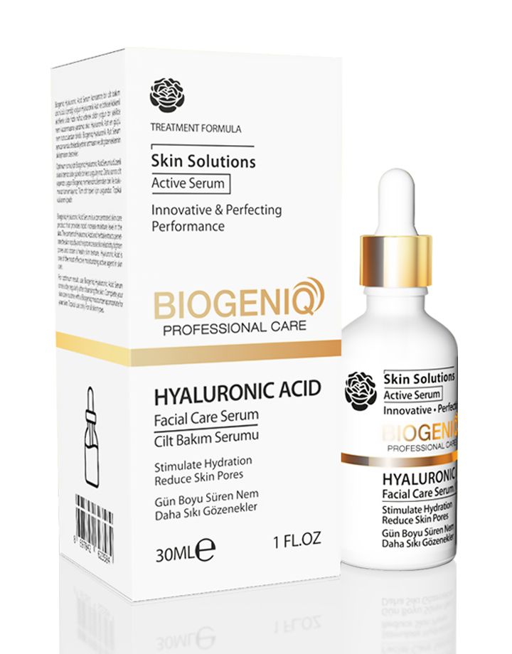 Biogeniq Beauty Hyalüronik Yüz Bakim Serumu 30Ml Care Hyalüronic Acid Facial Care Serum
