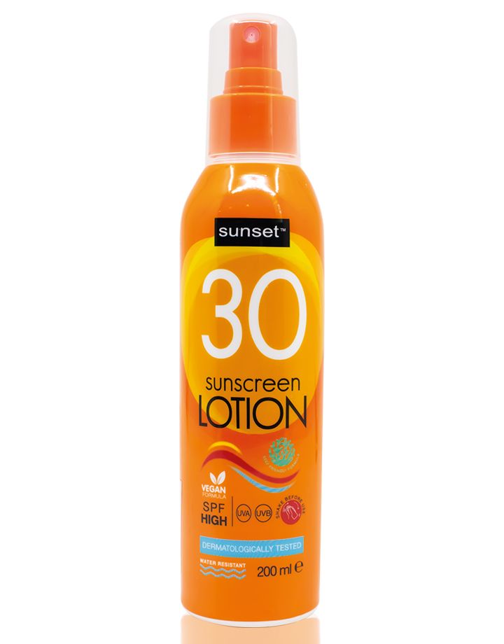 Sunset 30 Spf Sunscreen Lotion 200Ml