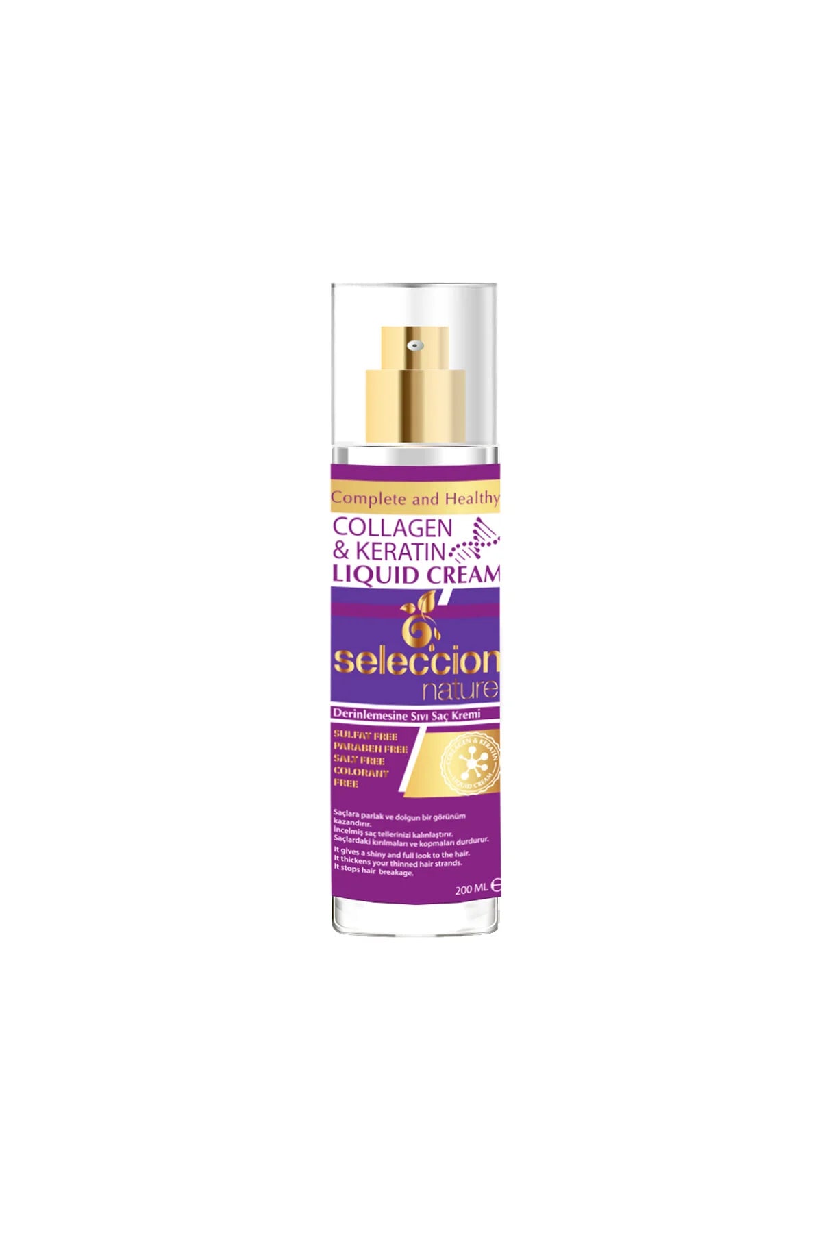 Sıvı Saç Kremi 200Ml Collagen & Keratin