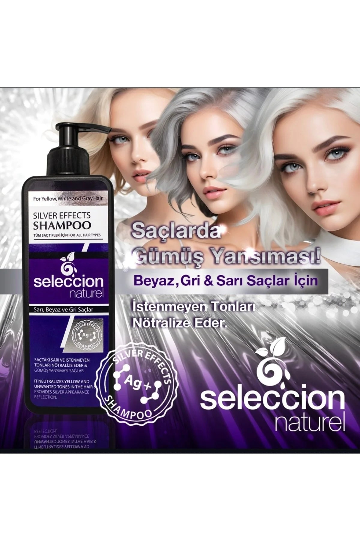 Silver Gümüş Şampuan 500 Ml