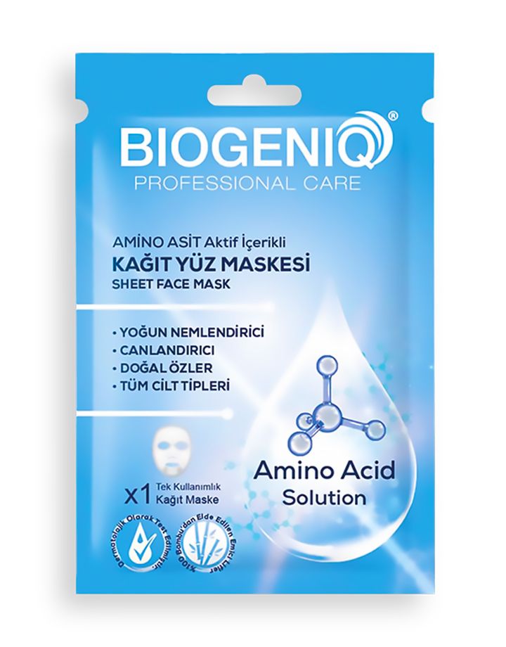 Biogeniq Beauty Kagit Maske Aminoasit 25 Gr