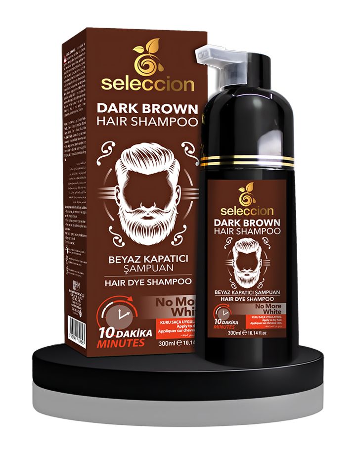 Seleccion Hair Shampoo Dark Brown 300Ml