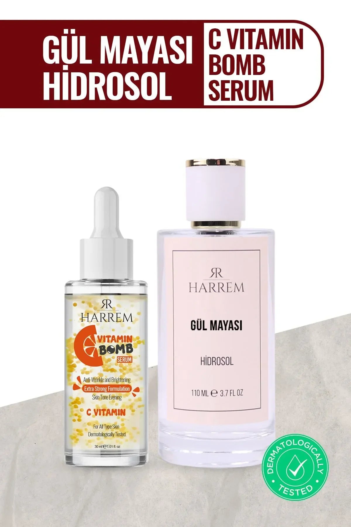 C Vitamin Serum & Gül Mayası Suyu Seti