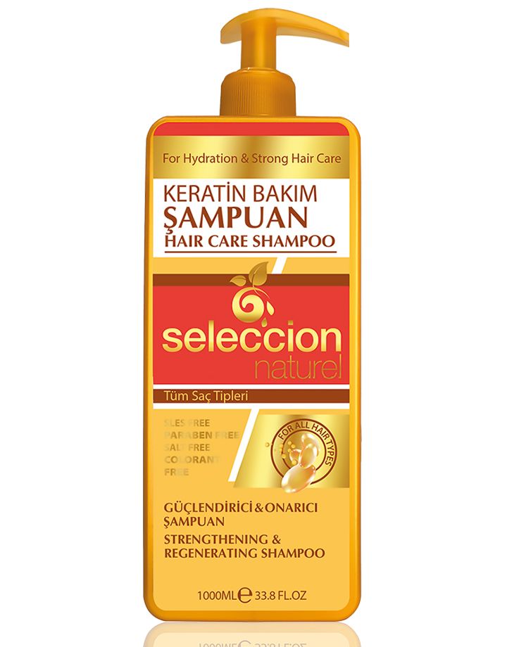 Seleccion Naturel 1000Ml Sampuan Keratin Bakim