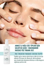 Akneli&Yağlı Cilt Tipleri için Saliyclic Acid+Niacinamide Hassas Yüz Yıkama Jeli 200 ML Black P.int