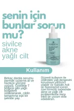 Akneli&Yağlı Cilt Tipleri İçin Niacinamide İçeren Cilt Bakım Serumu 30 ML Black P.int