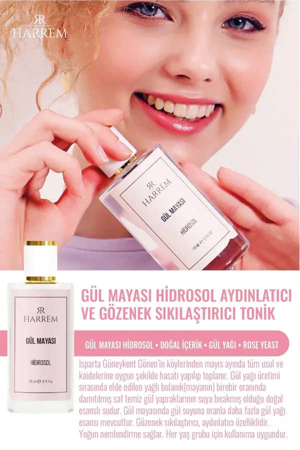 Gül Mayası Aydınlatıcı Gözenek Sıkılaştırıcı Ve Arındırıcı Tonik